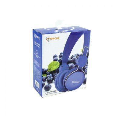 SBOX HS-736BL Fejhallgató, kék